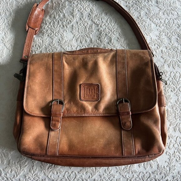 TechOrganizer Handbags - Leather Briefcase